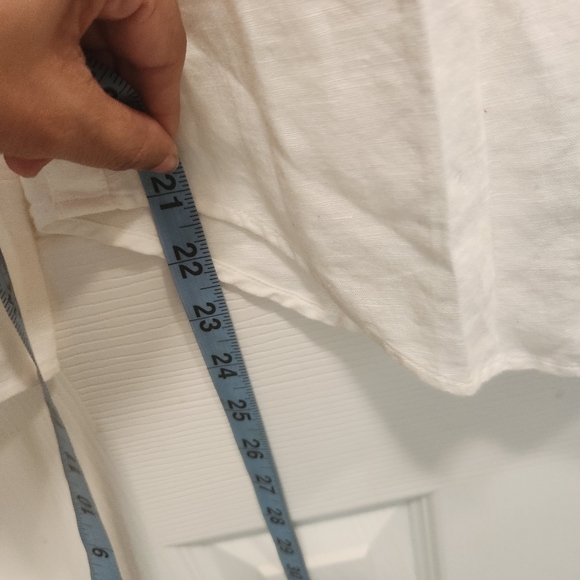 J. Crew linen/cotton blend shirt size 0P. Nwot - Picture 5 of 6